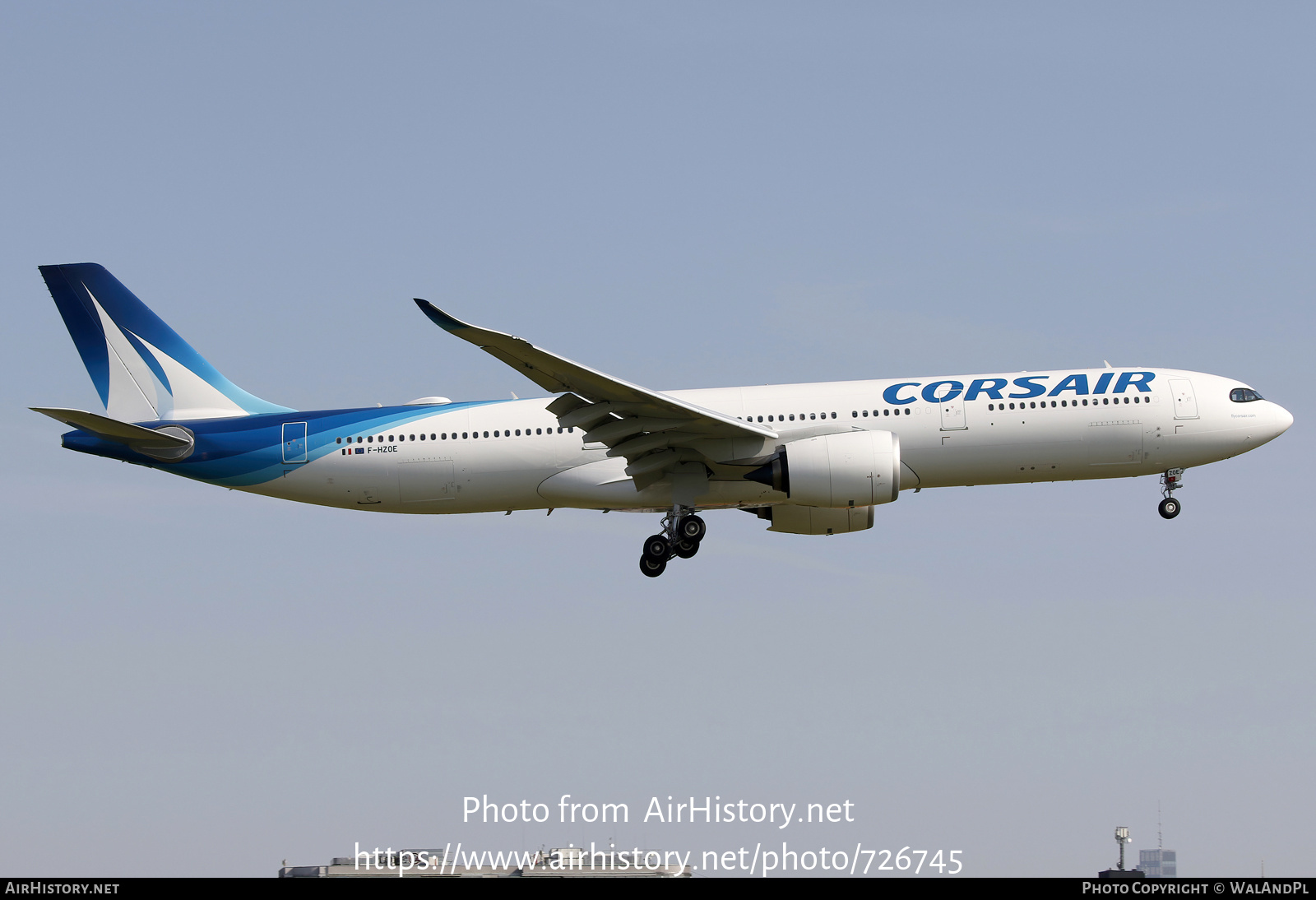 Aircraft Photo of F-HZOE | Airbus A330-941N | Corsair | AirHistory.net #726745