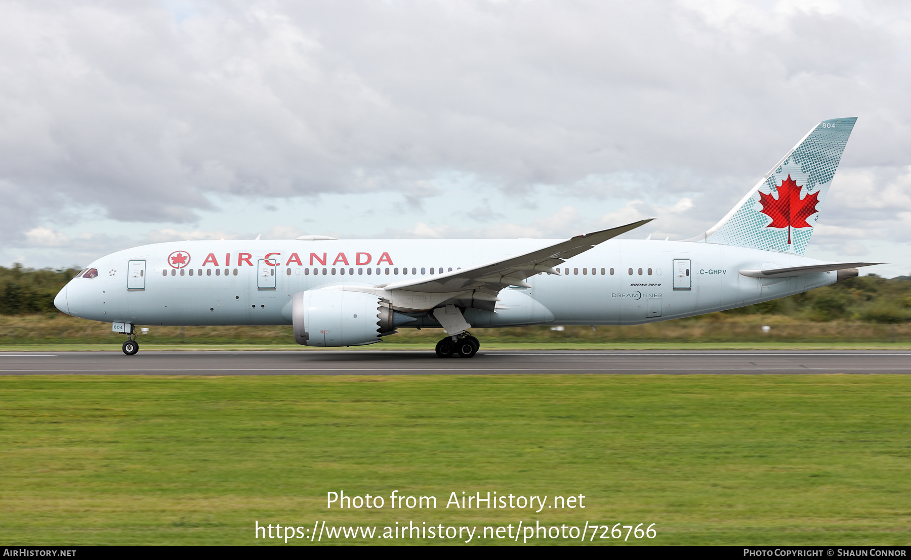 Aircraft Photo of C-GHPV | Boeing 787-8 Dreamliner | Air Canada | AirHistory.net #726766