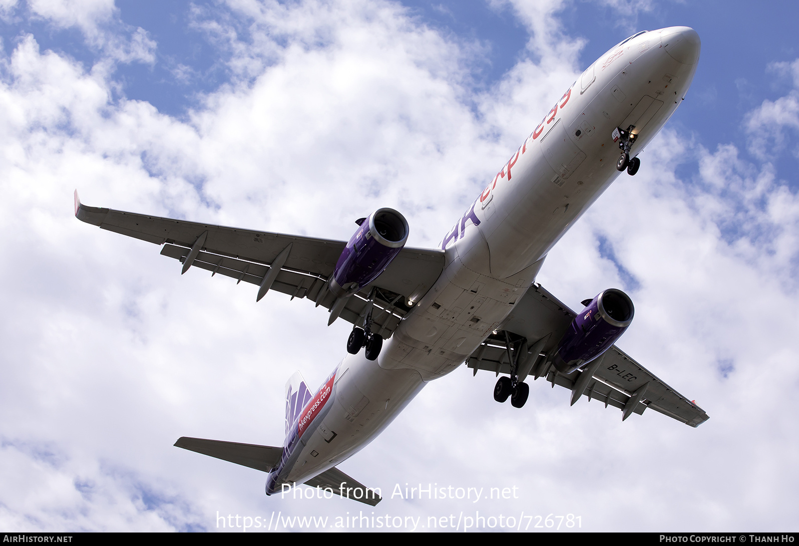 Aircraft Photo of B-LEC | Airbus A321-231 | HK Express - Hong Kong Express | AirHistory.net #726781