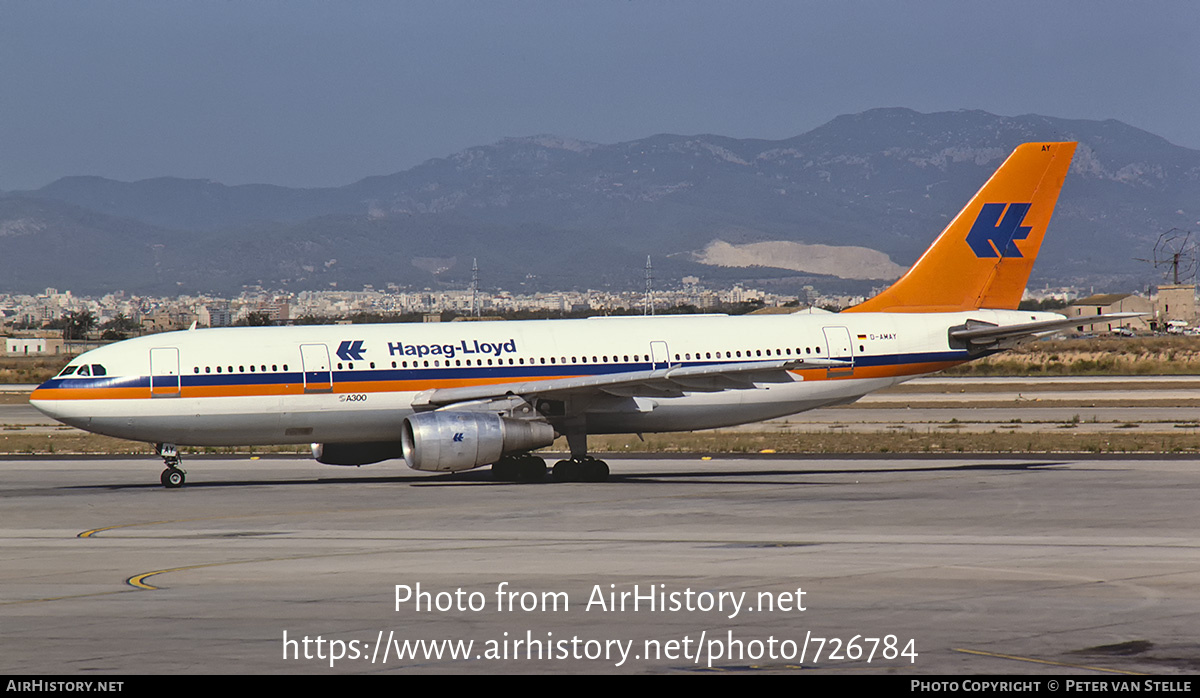 Aircraft Photo of D-AMAY | Airbus A300B4-103 | Hapag-Lloyd | AirHistory.net #726784