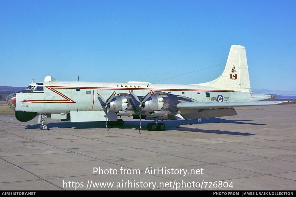 Aircraft Photo of 10734 | Canadair CP-107 Argus 2 (CL-28-2) | Canada - Air Force | AirHistory.net #726804