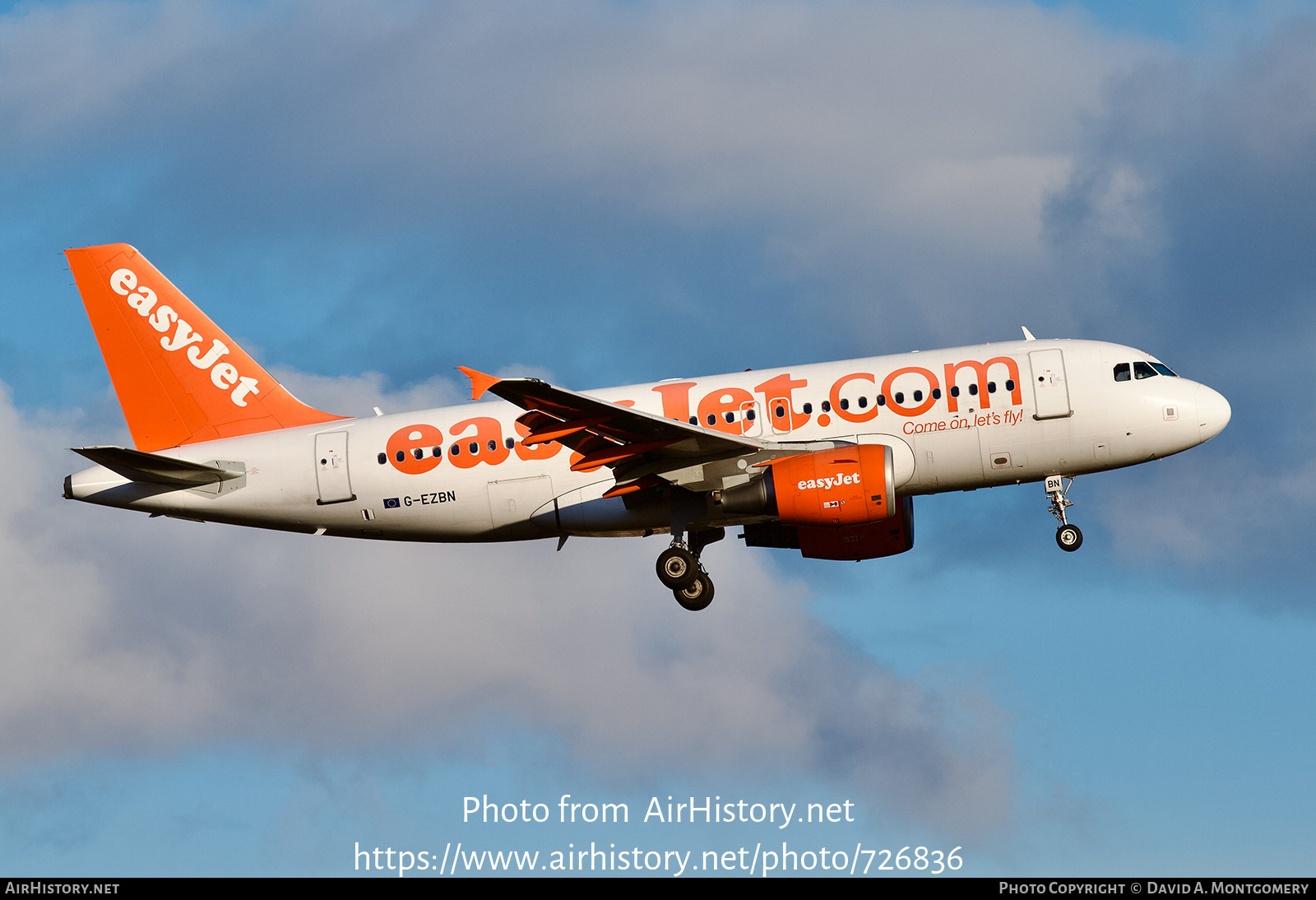 Aircraft Photo of G-EZBN | Airbus A319-111 | EasyJet | AirHistory.net #726836