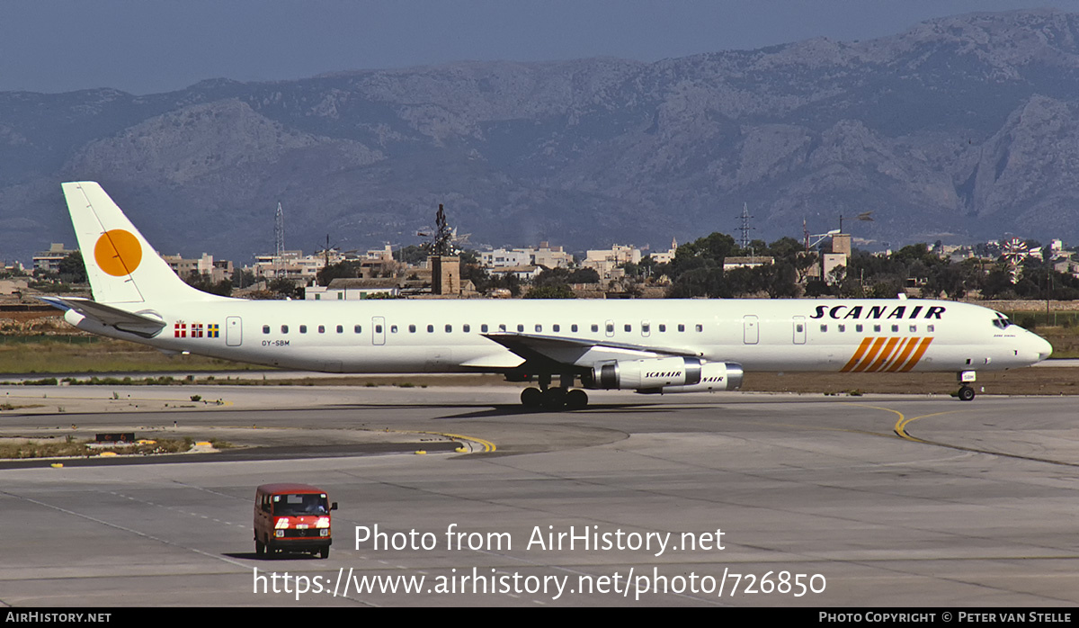 Aircraft Photo of OY-SBM | McDonnell Douglas DC-8-63 | Scanair | AirHistory.net #726850