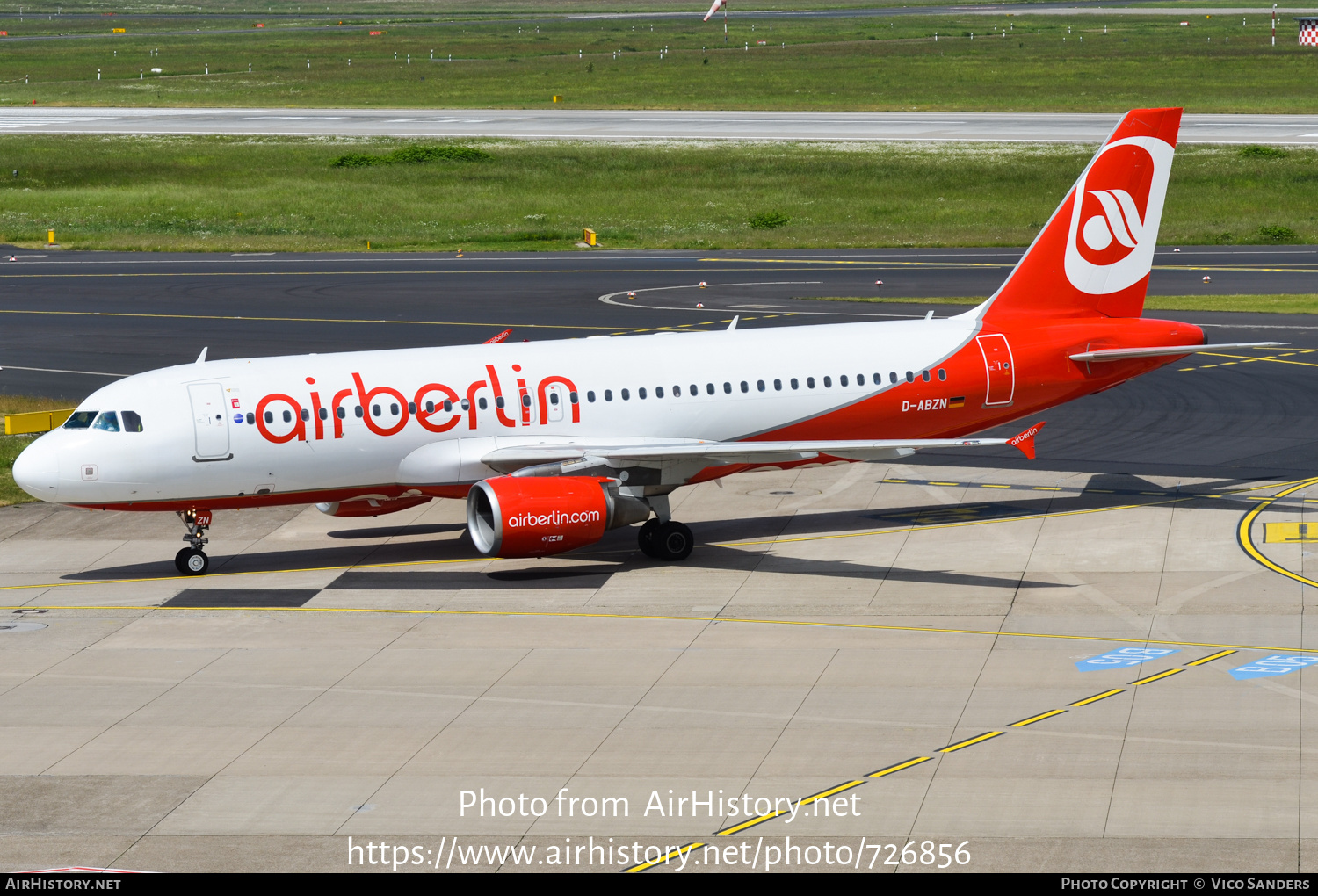 Aircraft Photo of D-ABZN | Airbus A320-216 | Air Berlin | AirHistory.net #726856