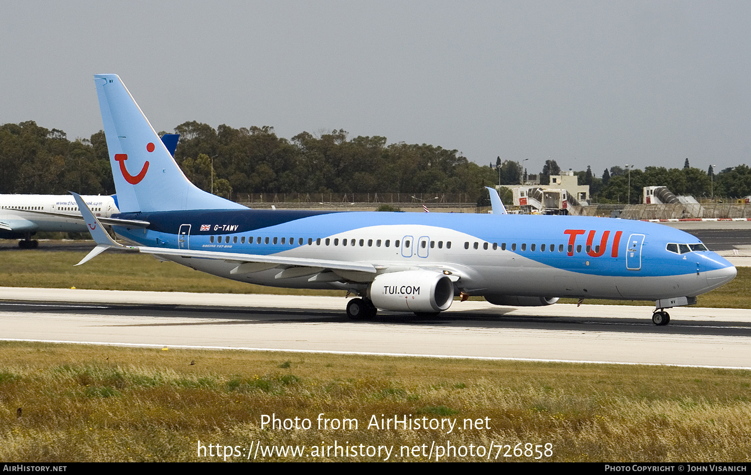 Aircraft Photo of G-TAWV | Boeing 737-8K5 | TUI | AirHistory.net #726858