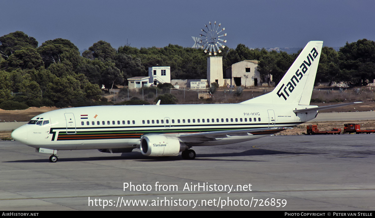 Aircraft Photo of PH-HVG | Boeing 737-3K2 | Transavia | AirHistory.net #726859