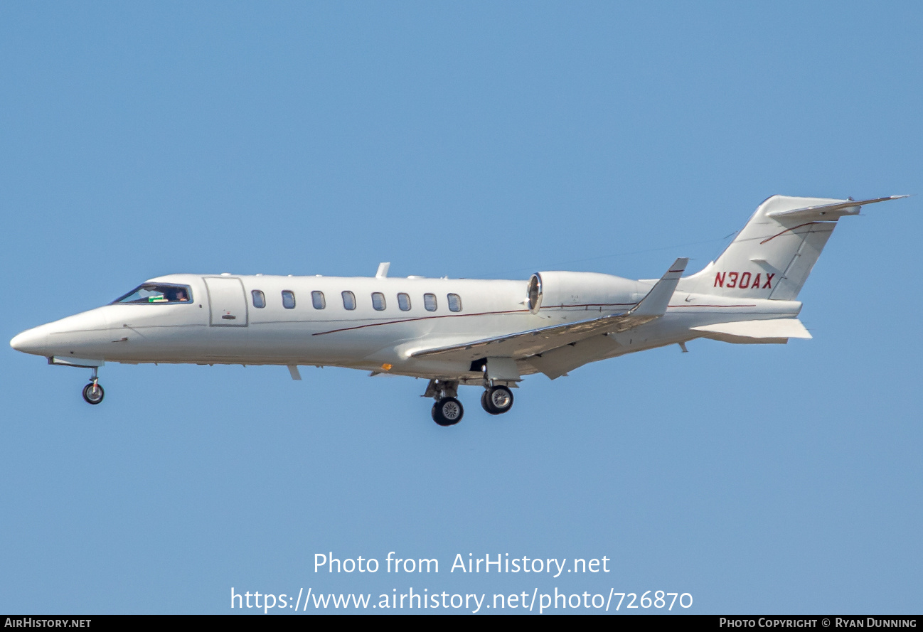 Aircraft Photo of N30AX | Learjet 45 | AirHistory.net #726870