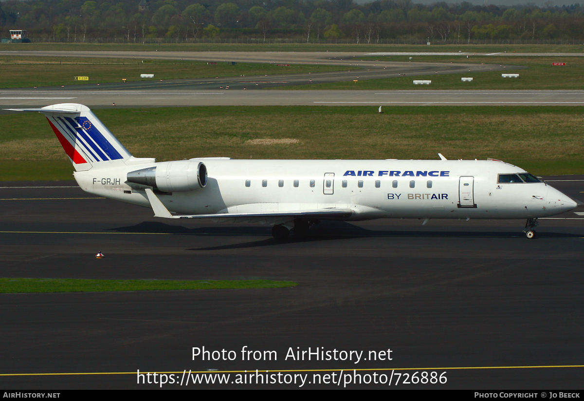 Aircraft Photo of F-GRJH | Bombardier CRJ-100ER (CL-600-2B19) | Air France | AirHistory.net #726886