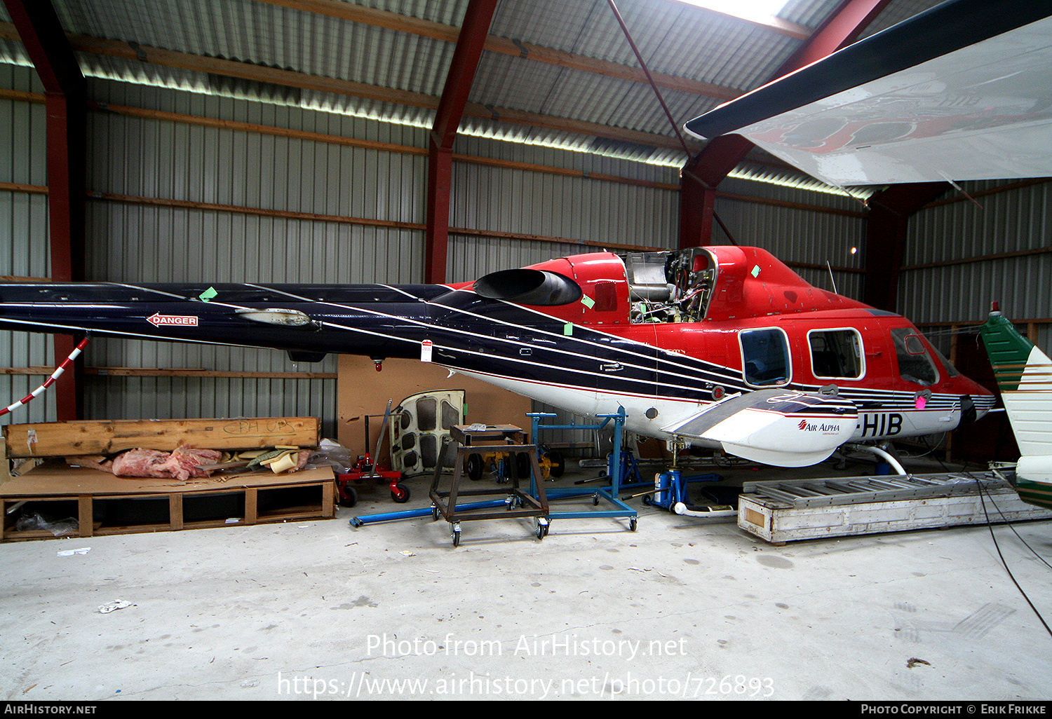 Aircraft Photo of OY-HIB | Bell 222U | Air Alpha Greenland | AirHistory.net #726893