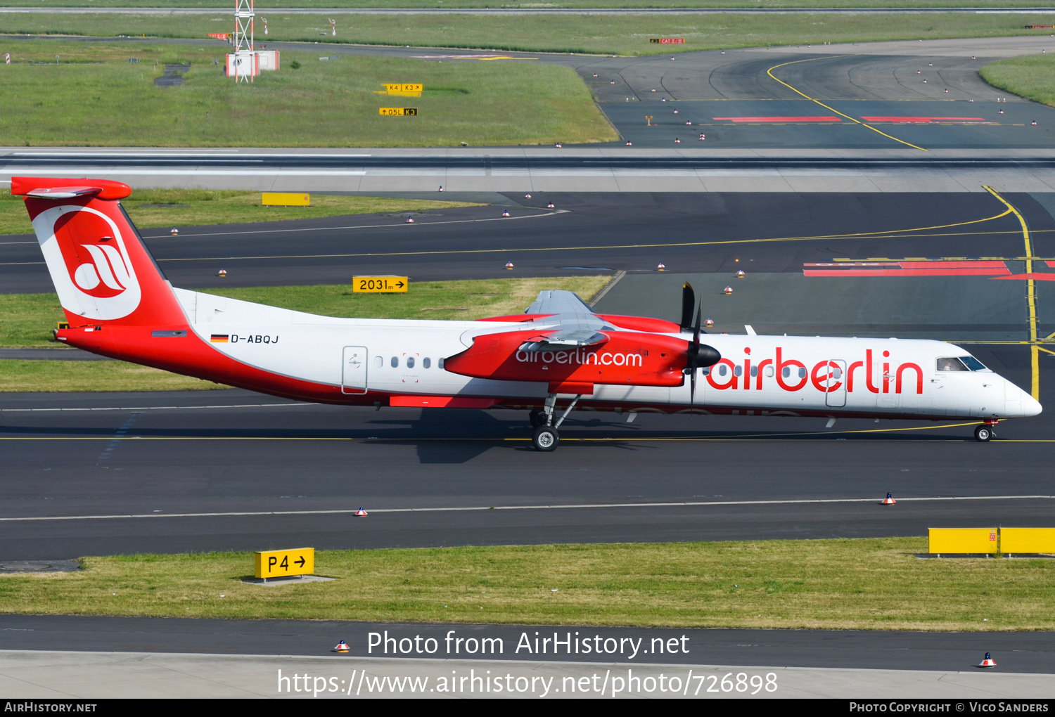 Aircraft Photo of D-ABQJ | Bombardier DHC-8-402 Dash 8 | Air Berlin | AirHistory.net #726898