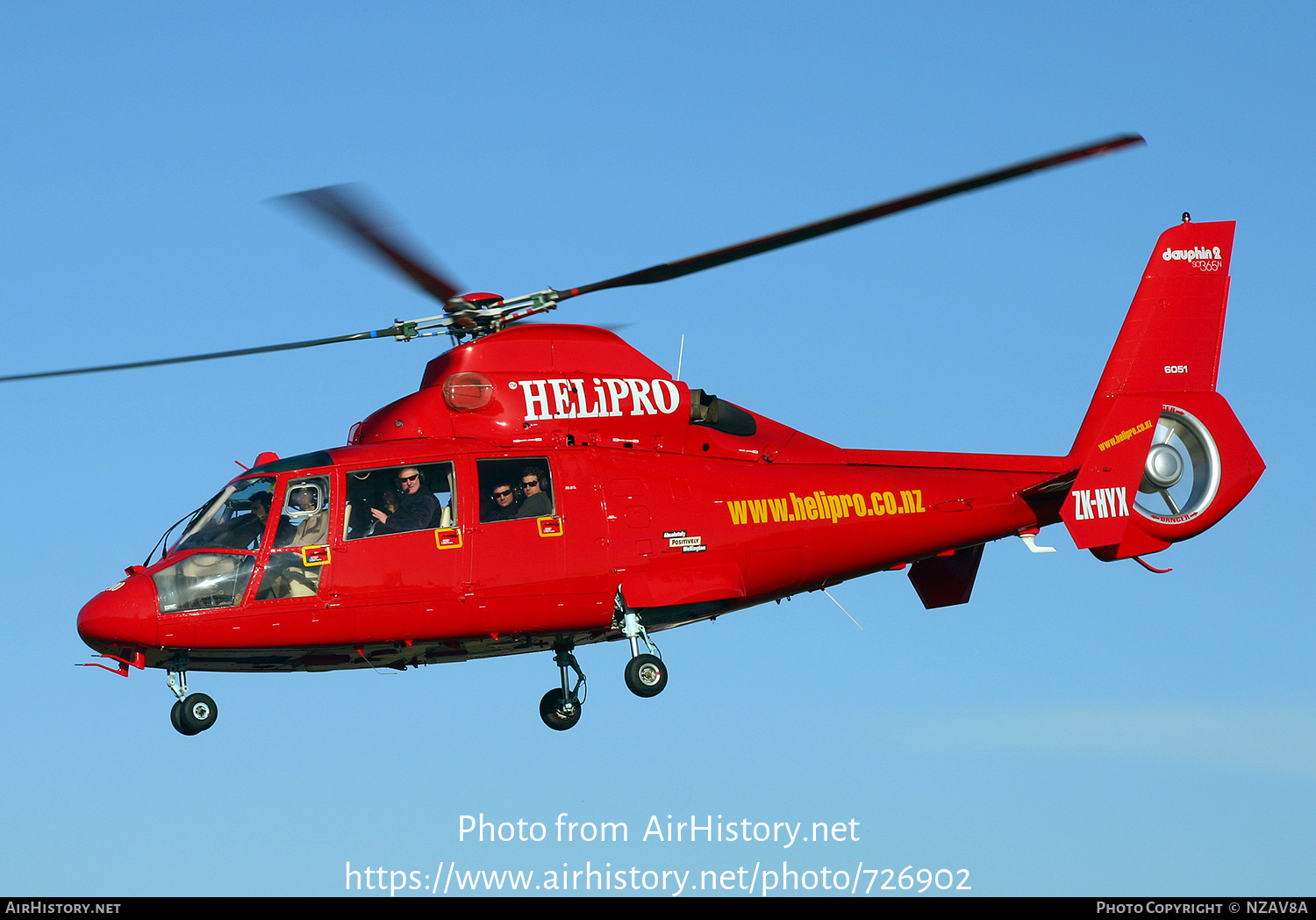 Aircraft Photo of ZK-HYX | Aerospatiale AS-365N Dauphin 2 | HeliPro | AirHistory.net #726902