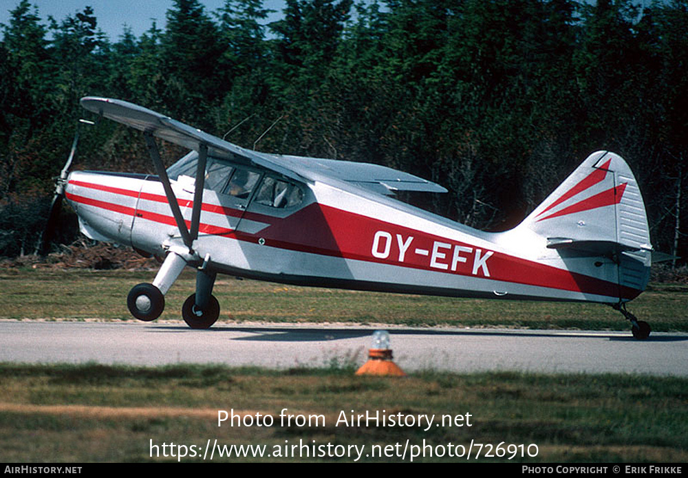 Aircraft Photo of OY-EFK | Stinson 108-1 Voyager | AirHistory.net #726910