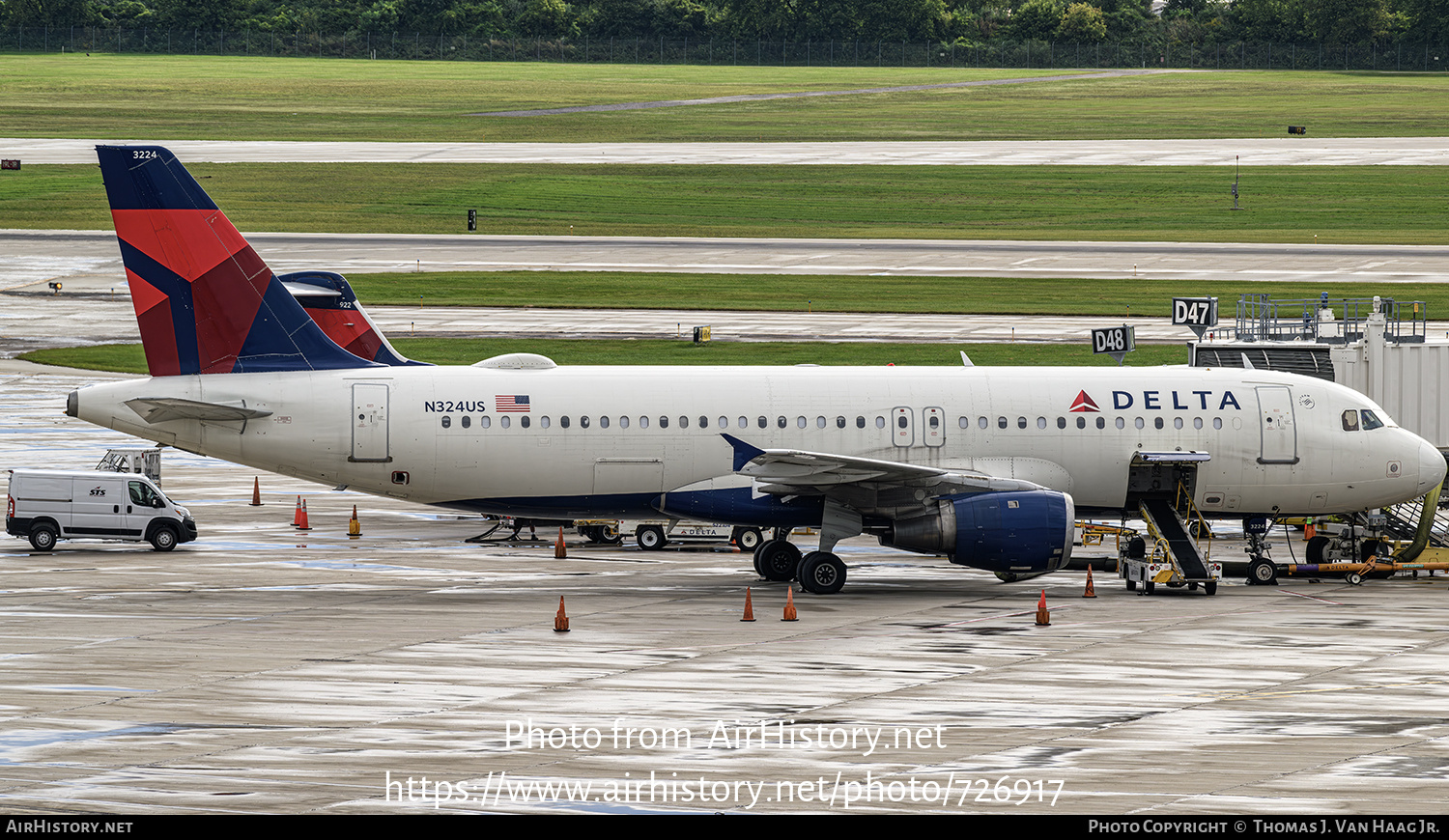 Aircraft Photo of N324US | Airbus A320-211 | Delta Air Lines | AirHistory.net #726917