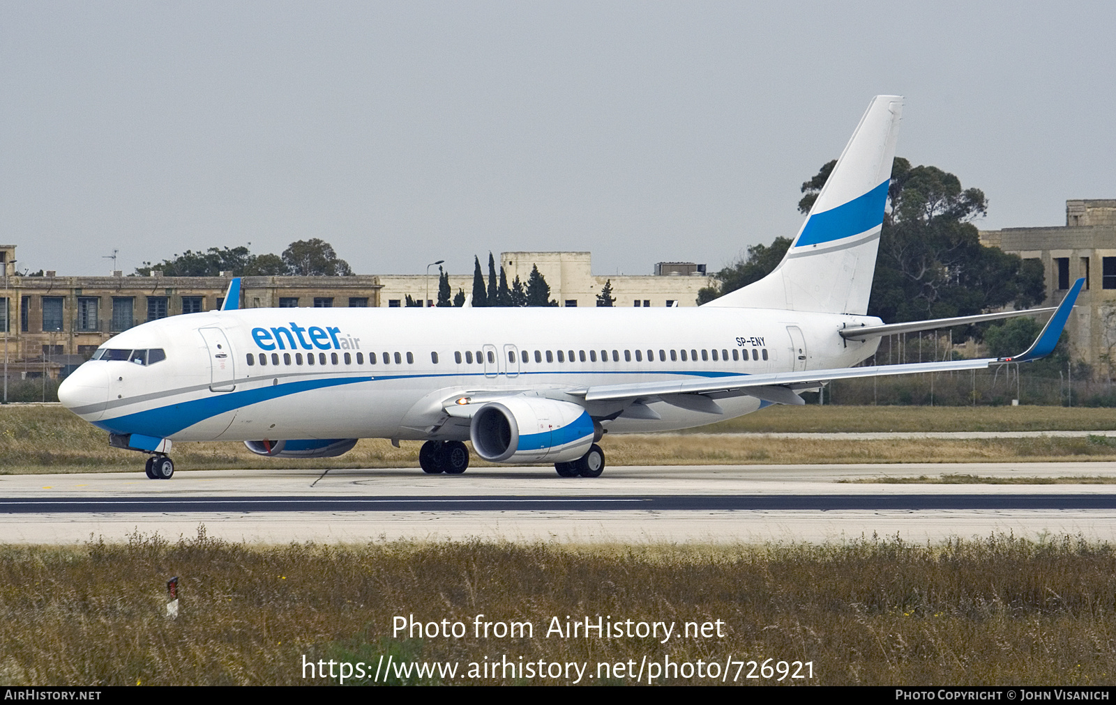 Aircraft Photo of SP-ENY | Boeing 737-86N | Enter Air | AirHistory.net #726921