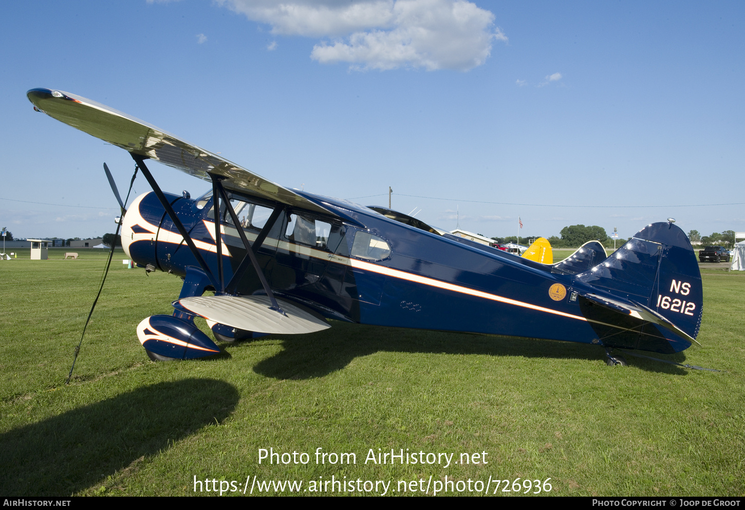 Aircraft Photo of N16212 / NS16212 | Waco YQC-6 | Nebraska Department of Aeronautics | AirHistory.net #726936