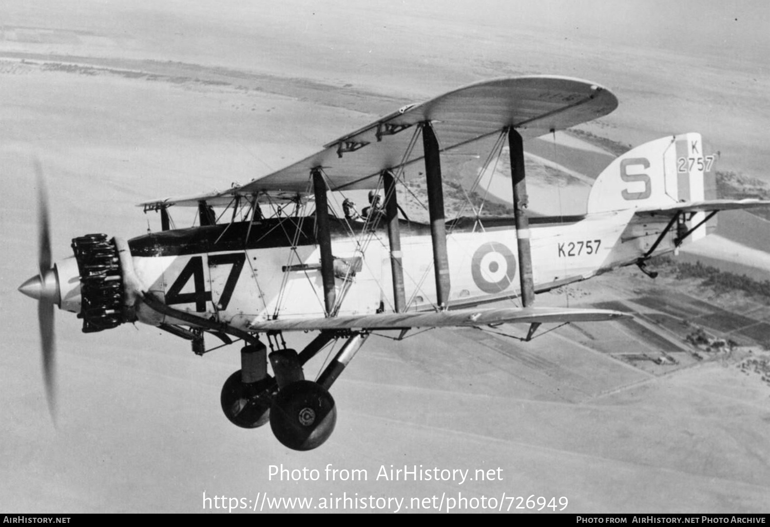 Aircraft Photo of K2757 | Fairey Gordon I | UK - Air Force | AirHistory.net #726949