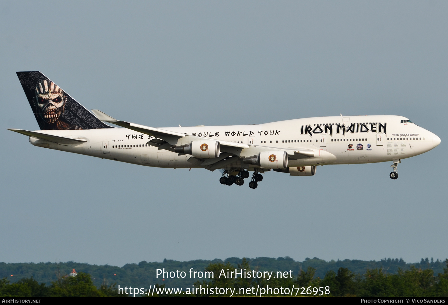 Aircraft Photo of TF-AAK | Boeing 747-428 | Iron Maiden | AirHistory.net #726958