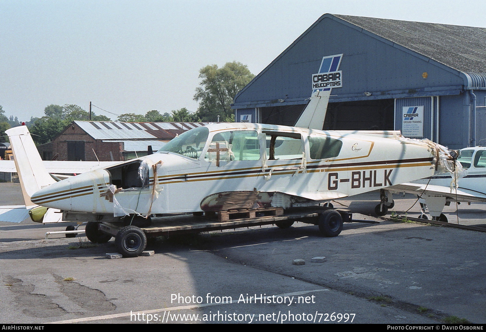 Aircraft Photo of G-BHLK | Gulfstream American GA-7 Cougar | AirHistory.net #726997