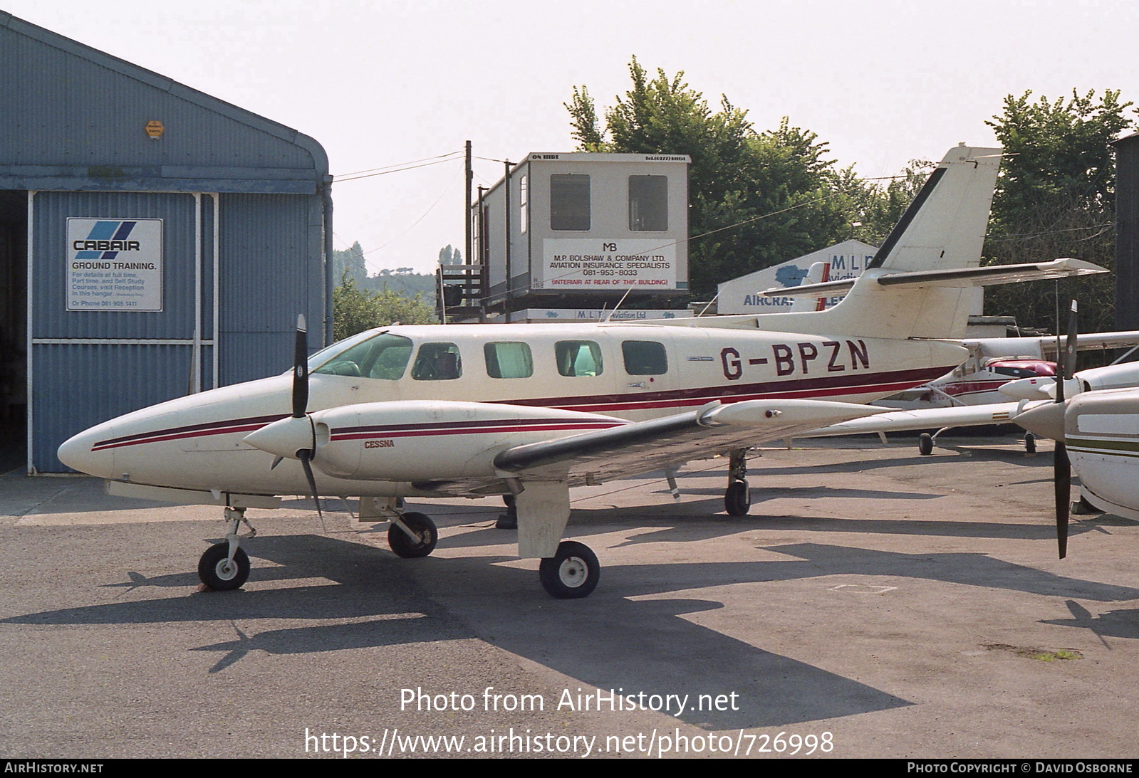 Aircraft Photo of G-BPZN | Cessna T303 Crusader | AirHistory.net #726998