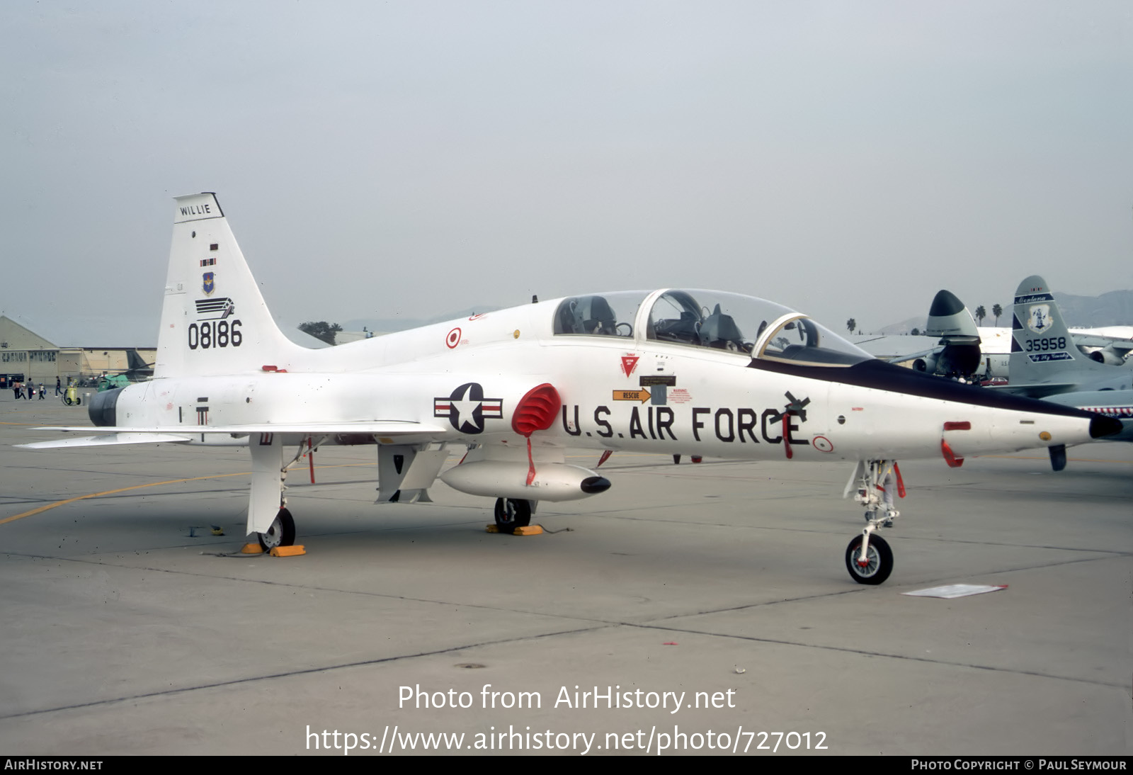 Aircraft Photo of 68-8186 / 08186 | Northrop T-38A Talon | USA - Air Force | AirHistory.net #727012