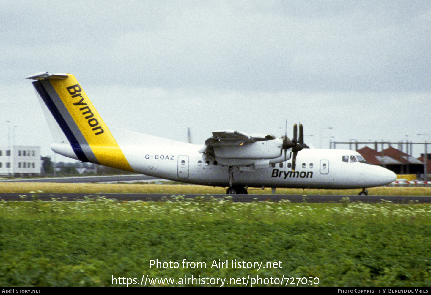 Aircraft Photo of G-BOAZ | De Havilland Canada DHC-7-102 Dash 7 | Brymon Airways | AirHistory.net #727050