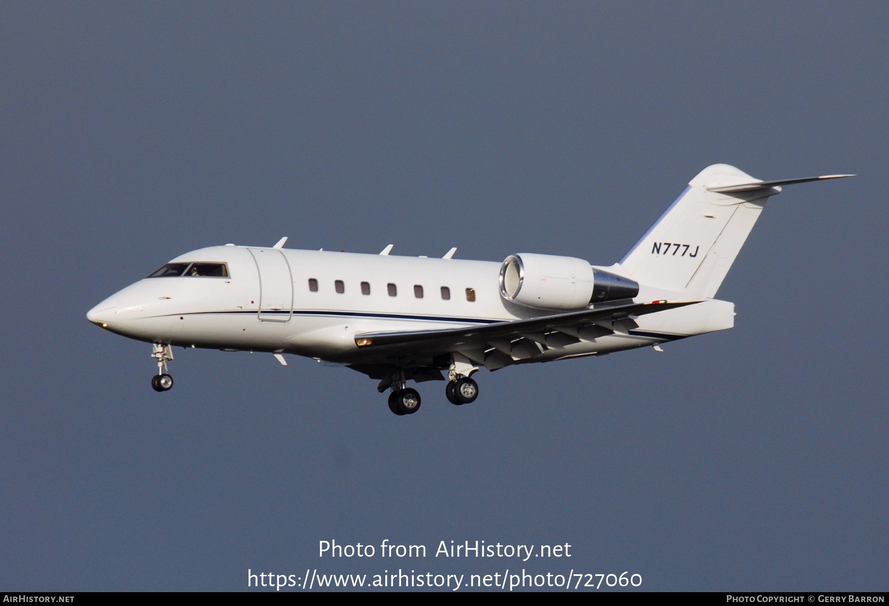 Aircraft Photo of N777J | Bombardier Challenger 604 (CL-600-2B16) | AirHistory.net #727060