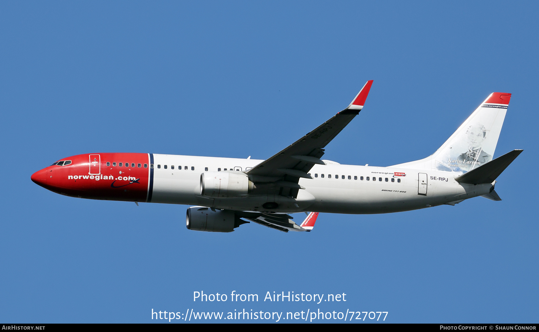 Aircraft Photo of SE-RPJ | Boeing 737-8JP | Norwegian | AirHistory.net #727077