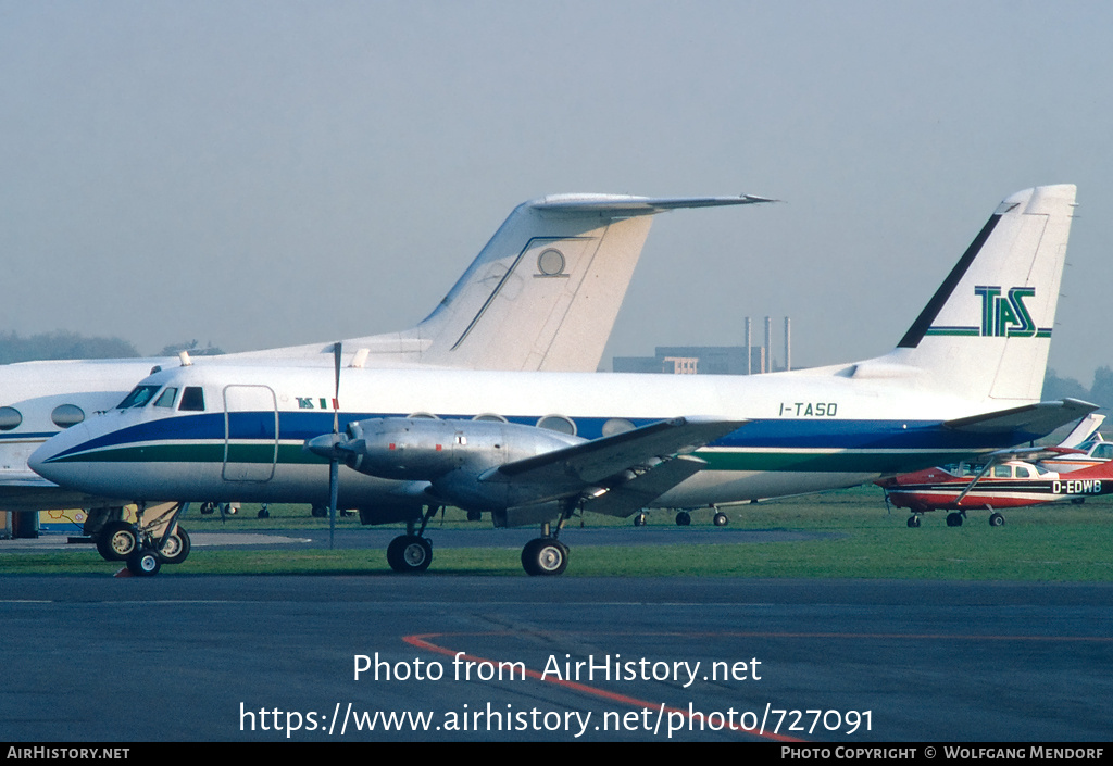 Aircraft Photo of I-TASO | Grumman G-159 Gulfstream I | TAS Airways - Trasporti Aerei Speciali | AirHistory.net #727091