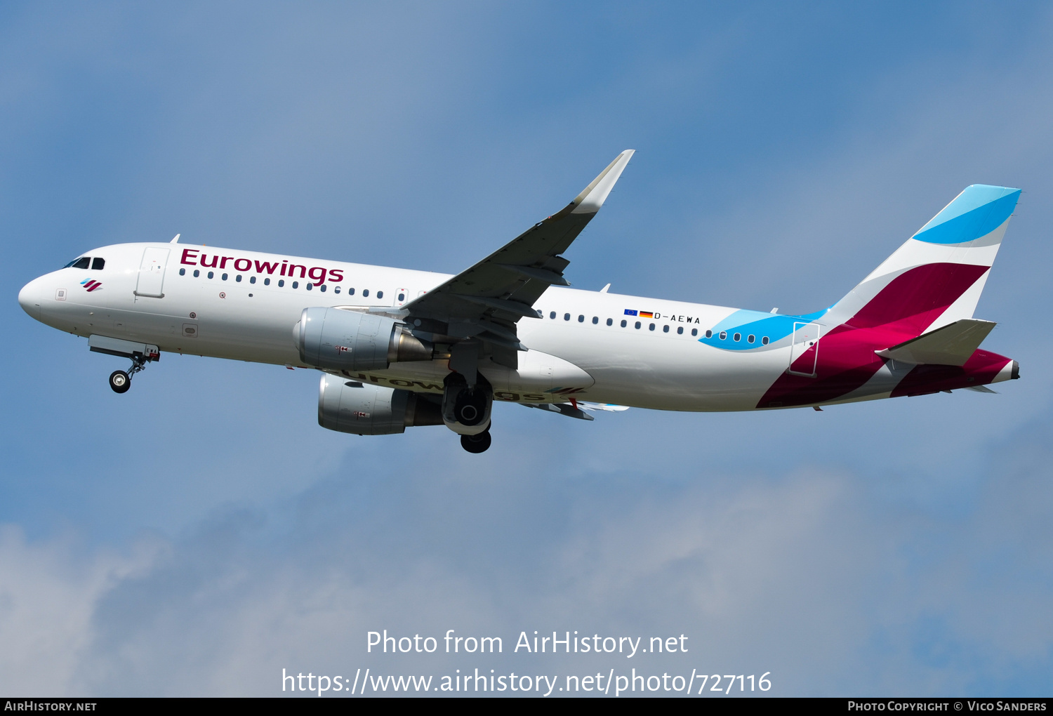 Aircraft Photo of D-AEWA | Airbus A320-214 | Eurowings | AirHistory.net #727116