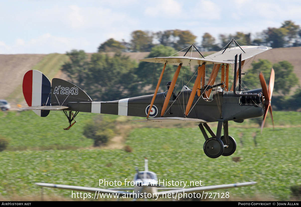 Aircraft Photo of G-CJZO / A2943 | Royal Aircraft Factory BE-2e (replica) | UK - Air Force | AirHistory.net #727128