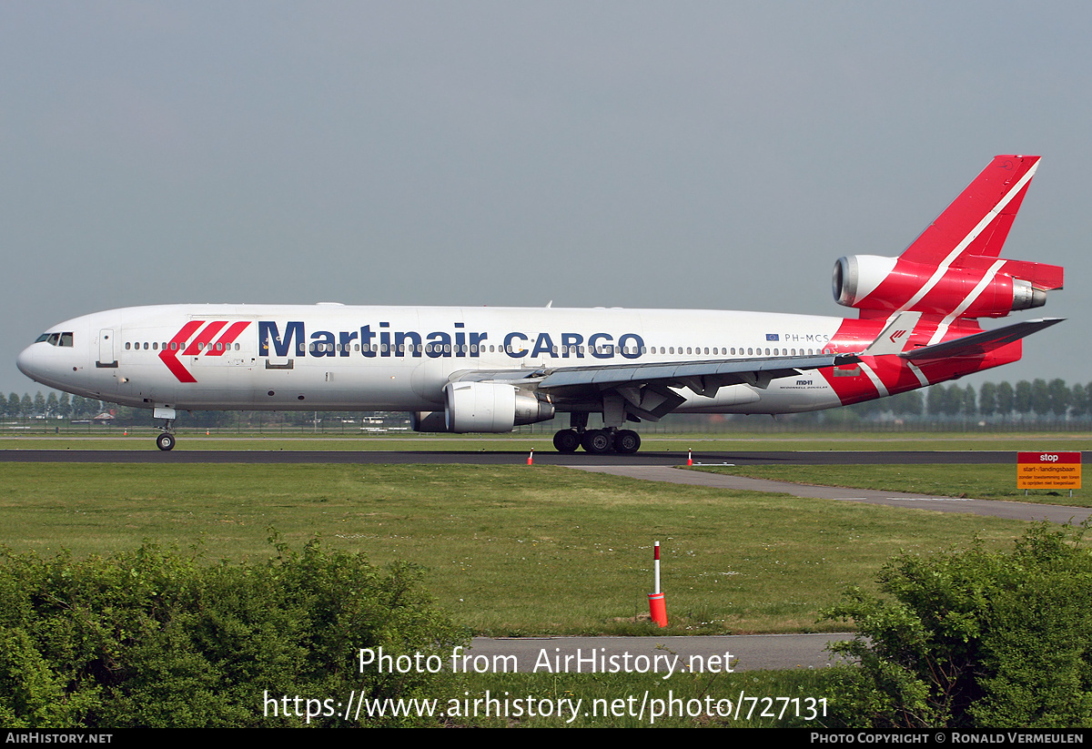 Aircraft Photo of PH-MCS | McDonnell Douglas MD-11CF | Martinair Cargo | AirHistory.net #727131