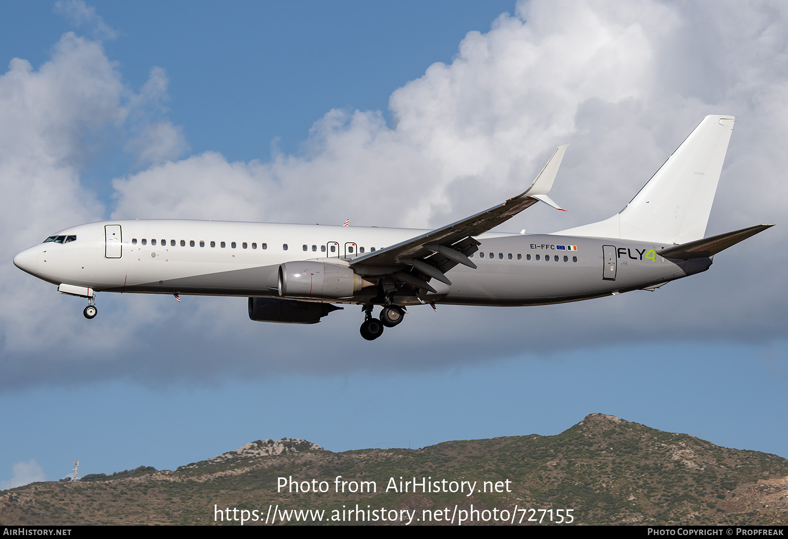 Aircraft Photo of EI-FFC | Boeing 737-8K5 | Fly4 Airlines | AirHistory.net #727155