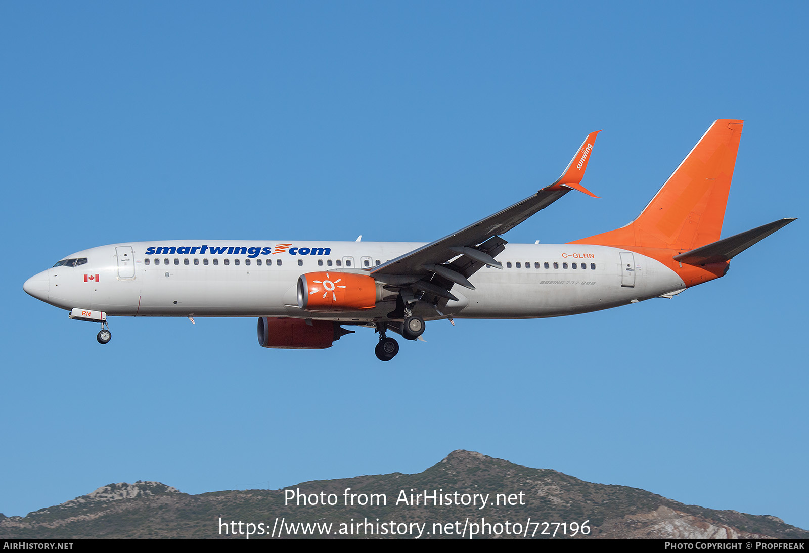 Aircraft Photo of C-GLRN | Boeing 737-800 | Smartwings | AirHistory.net #727196