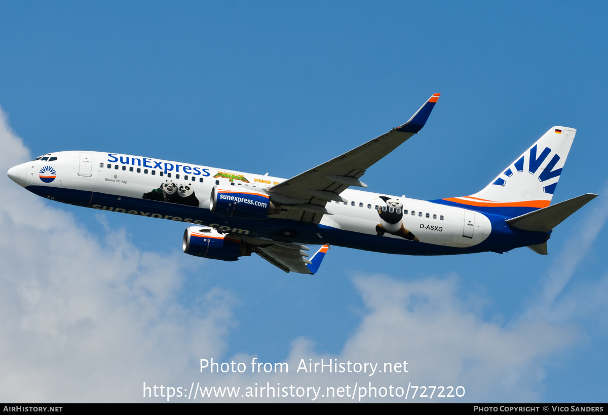 Aircraft Photo of D-ASXG | Boeing 737-8CX | SunExpress | AirHistory.net #727220