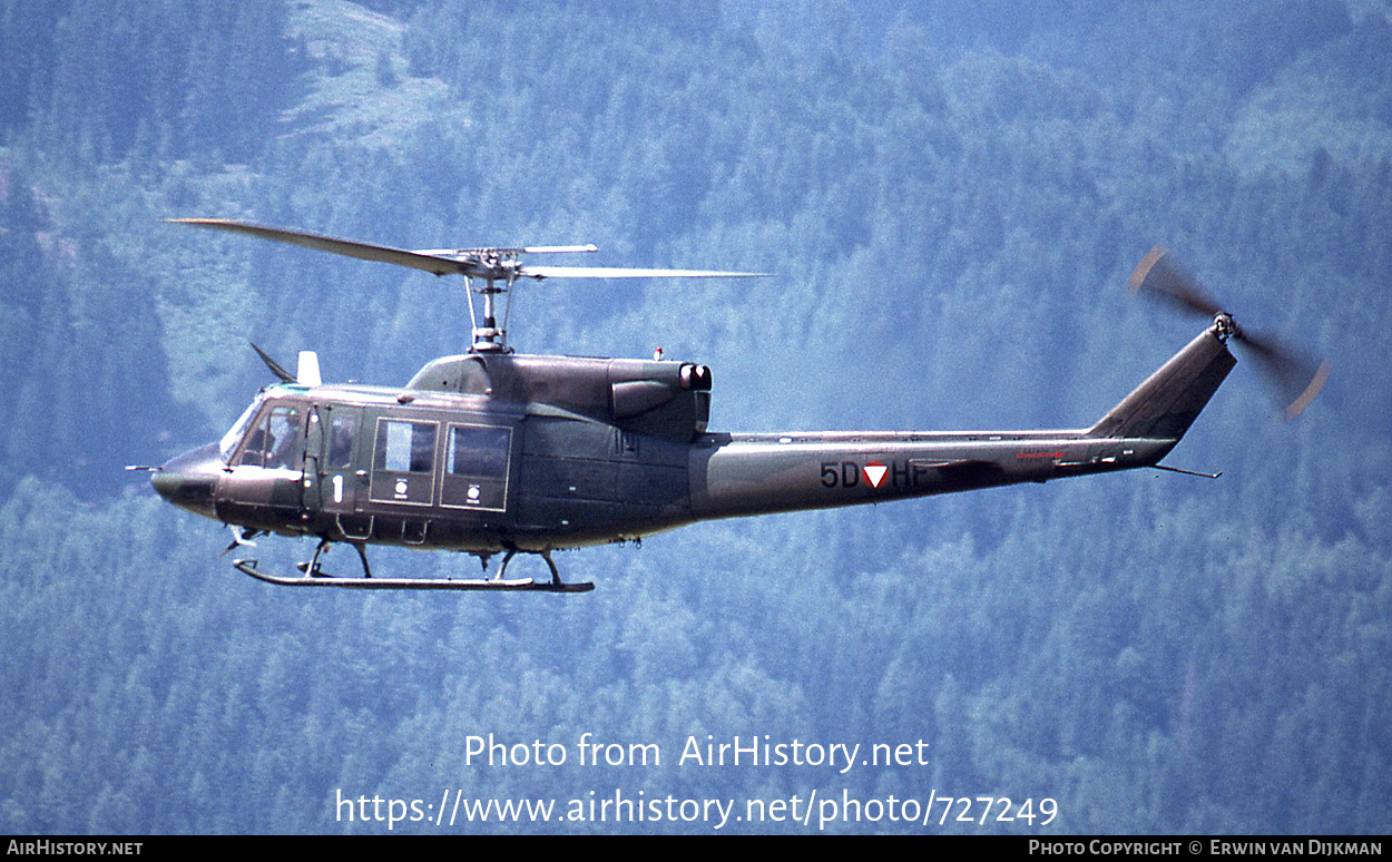 Aircraft Photo of 5D-HP | Agusta AB-212 | Austria - Air Force | AirHistory.net #727249