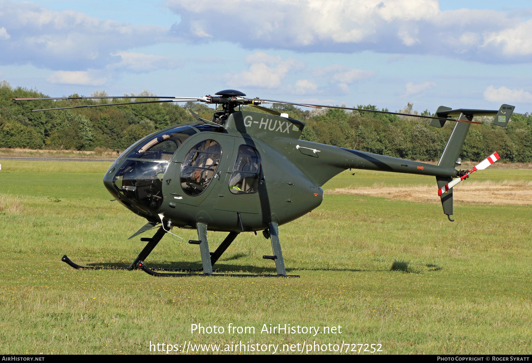 Aircraft Photo of G-HUXX | MD Helicopters MD-500E (369E) | AirHistory.net #727252