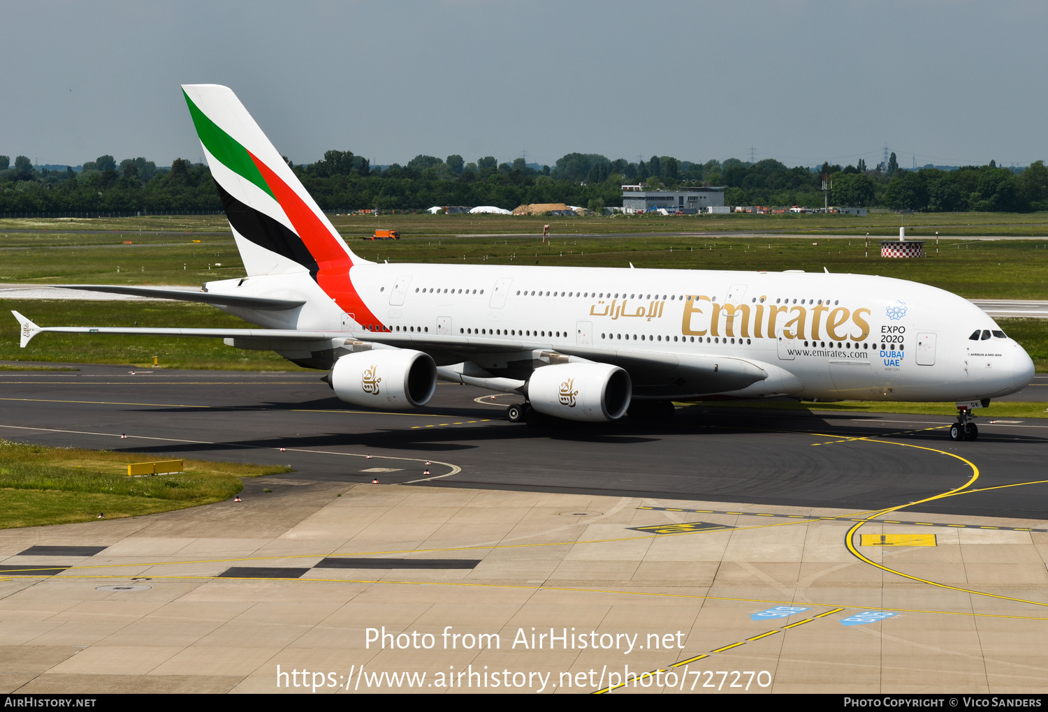 Aircraft Photo of A6-EDK | Airbus A380-861 | Emirates | AirHistory.net #727270