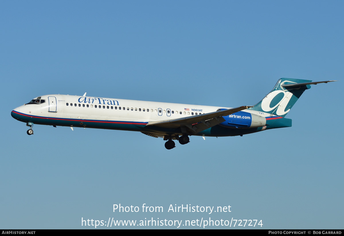 Aircraft Photo of N961AT | Boeing 717-2BD | AirTran | AirHistory.net #727274