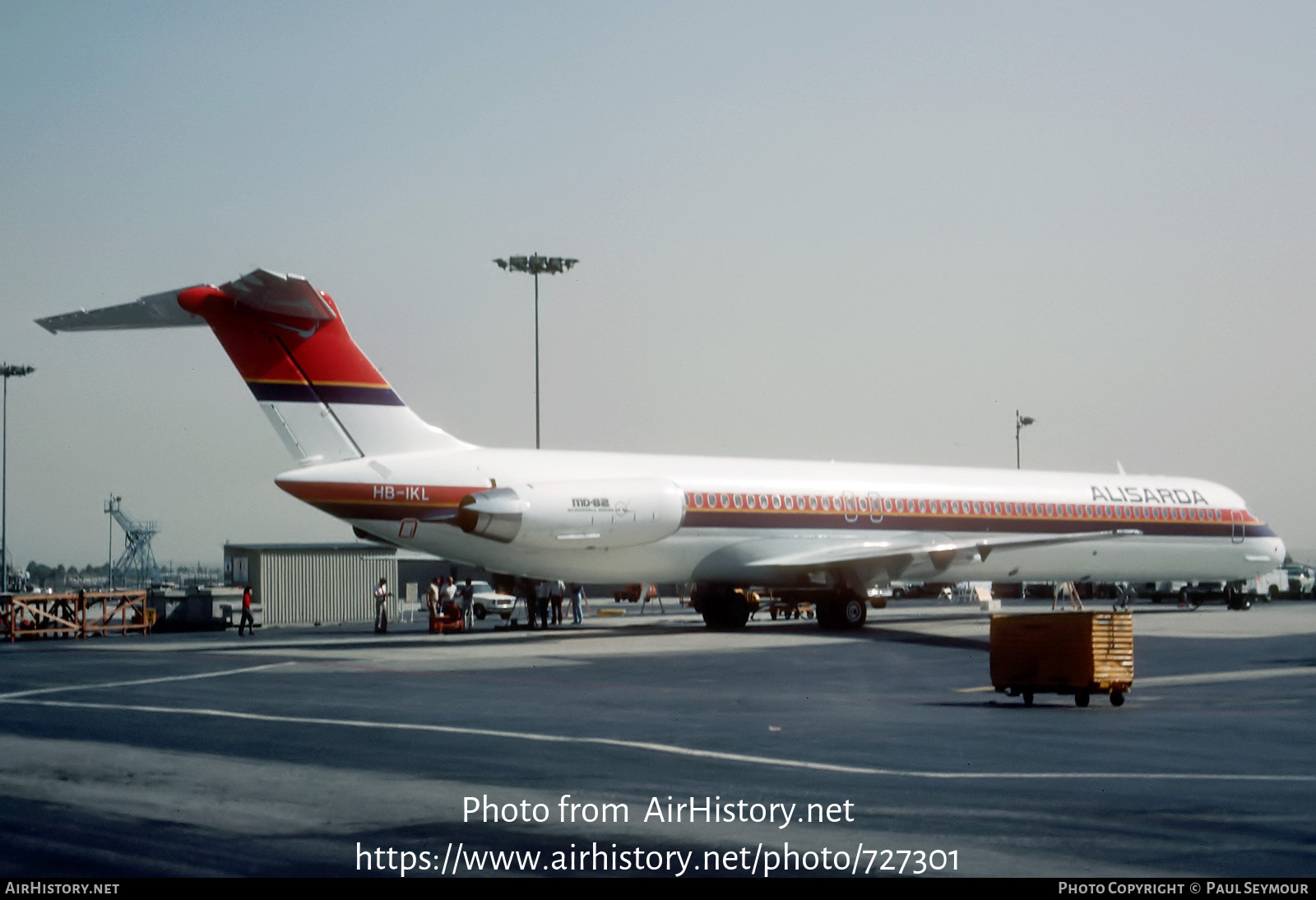 Aircraft Photo of HB-IKL | McDonnell Douglas MD-82 (DC-9-82) | Alisarda | AirHistory.net #727301