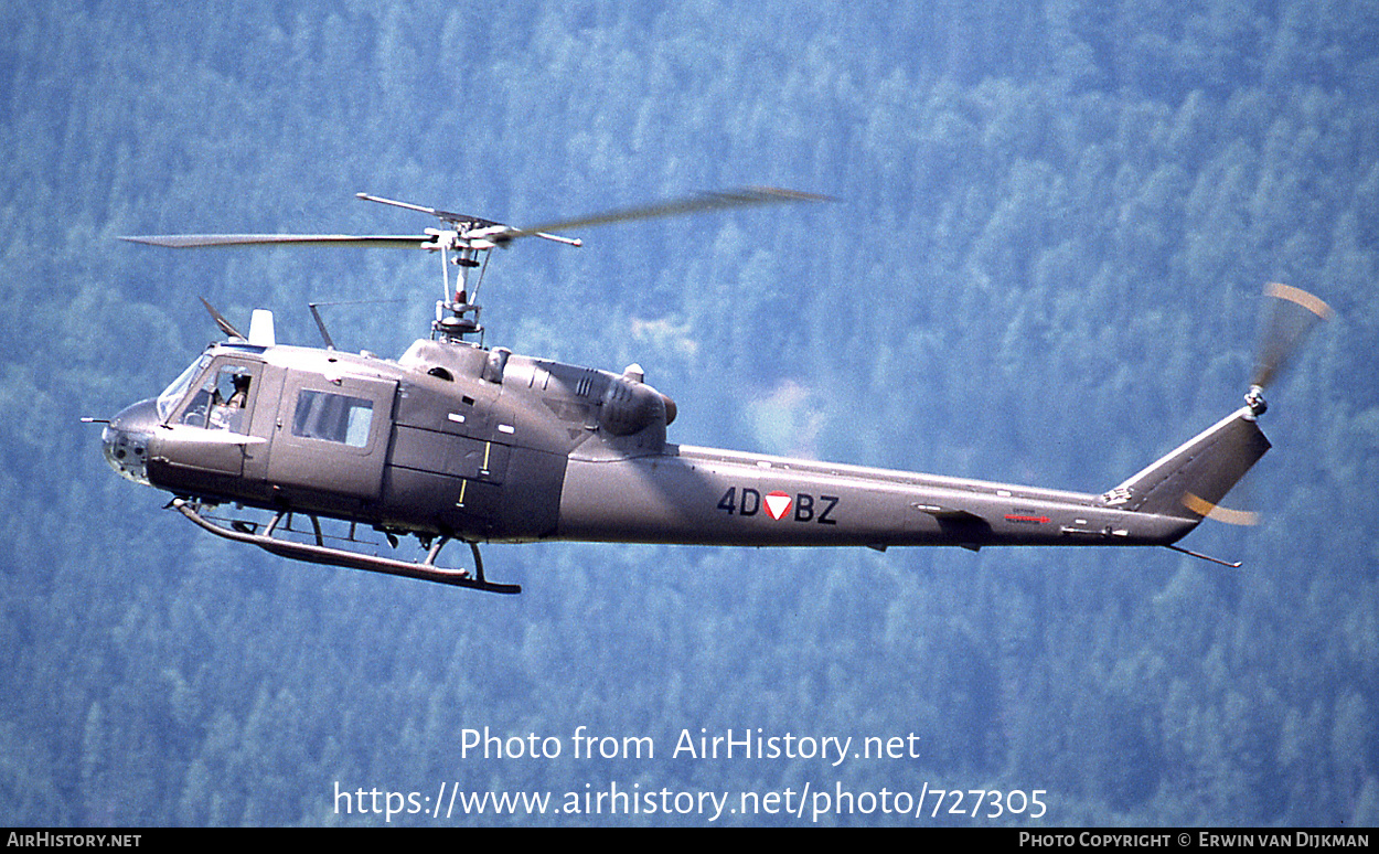 Aircraft Photo of 4D-BZ | Agusta AB-204B | Austria - Air Force | AirHistory.net #727305