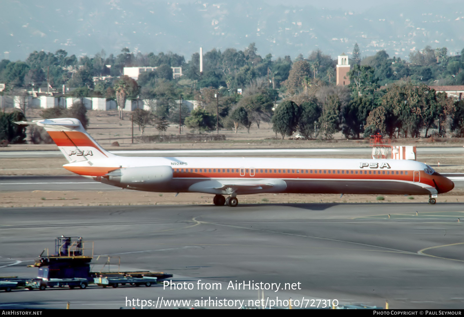 Aircraft Photo of N924PS | McDonnell Douglas MD-81 (DC-9-81) | PSA - Pacific Southwest Airlines | AirHistory.net #727310