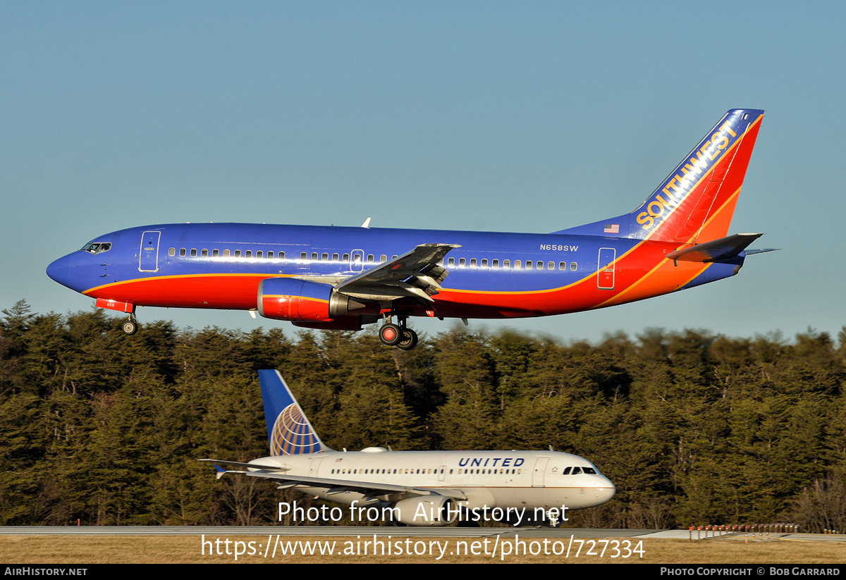 Aircraft Photo of N658SW | Boeing 737-3L9 | Southwest Airlines | AirHistory.net #727334