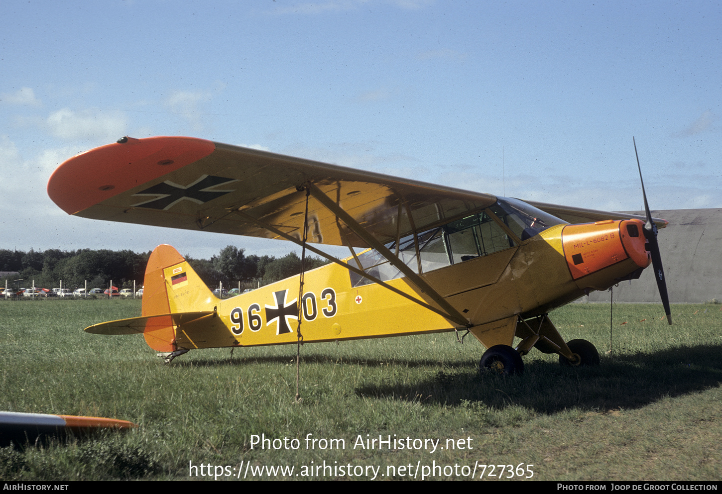 Aircraft Photo of 9603 | Piper L-21C Super Cub | Germany - Air Force | AirHistory.net #727365