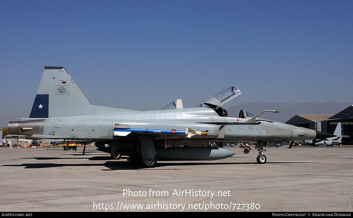 Aircraft Photo of 802 | Northrop F-5E Tigre III | Chile - Air Force | AirHistory.net #727380