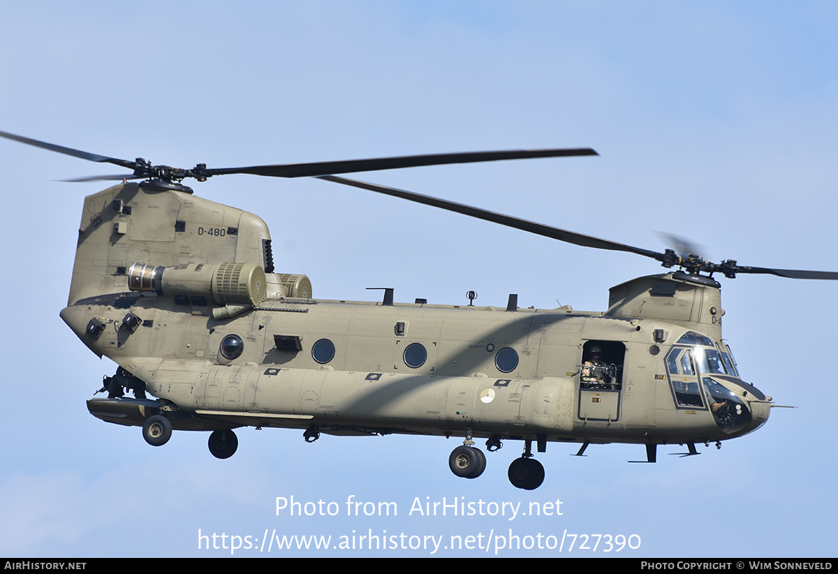 Aircraft Photo of D-480 | Boeing CH-47F Chinook (414) | Netherlands - Air Force | AirHistory.net #727390