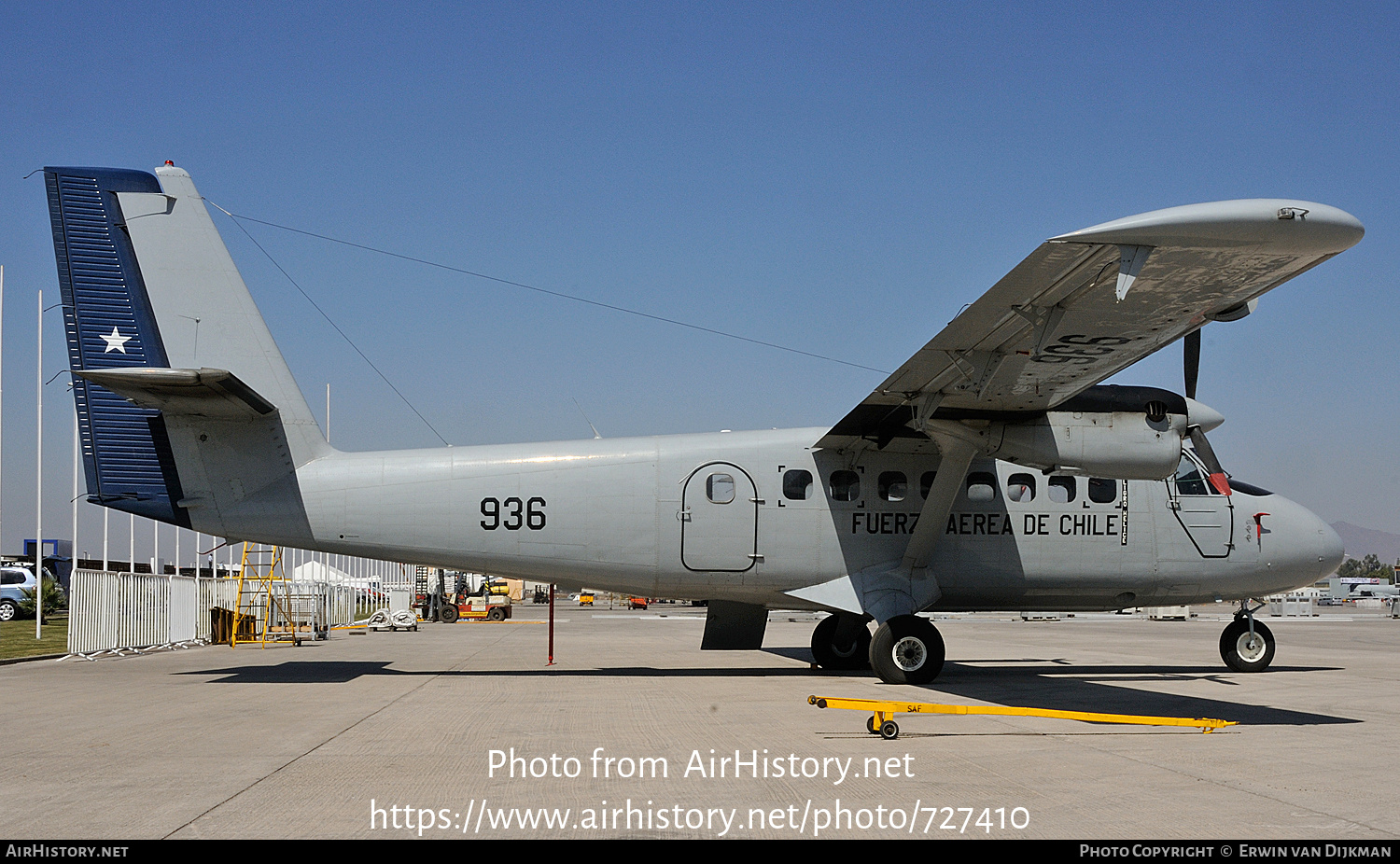 Aircraft Photo of 936 | De Havilland Canada DHC-6-100 Twin Otter | Chile - Air Force | AirHistory.net #727410