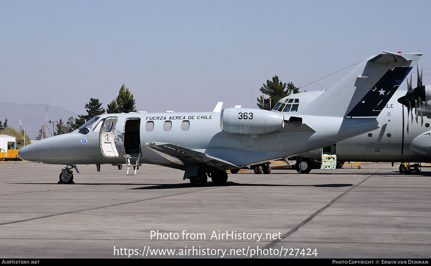 Aircraft Photo of 363 | Cessna 525 CitationJet | Chile - Air Force | AirHistory.net #727424