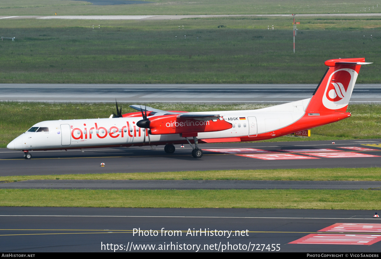 Aircraft Photo of D-ABQK | Bombardier DHC-8-402 Dash 8 | Air Berlin | AirHistory.net #727455