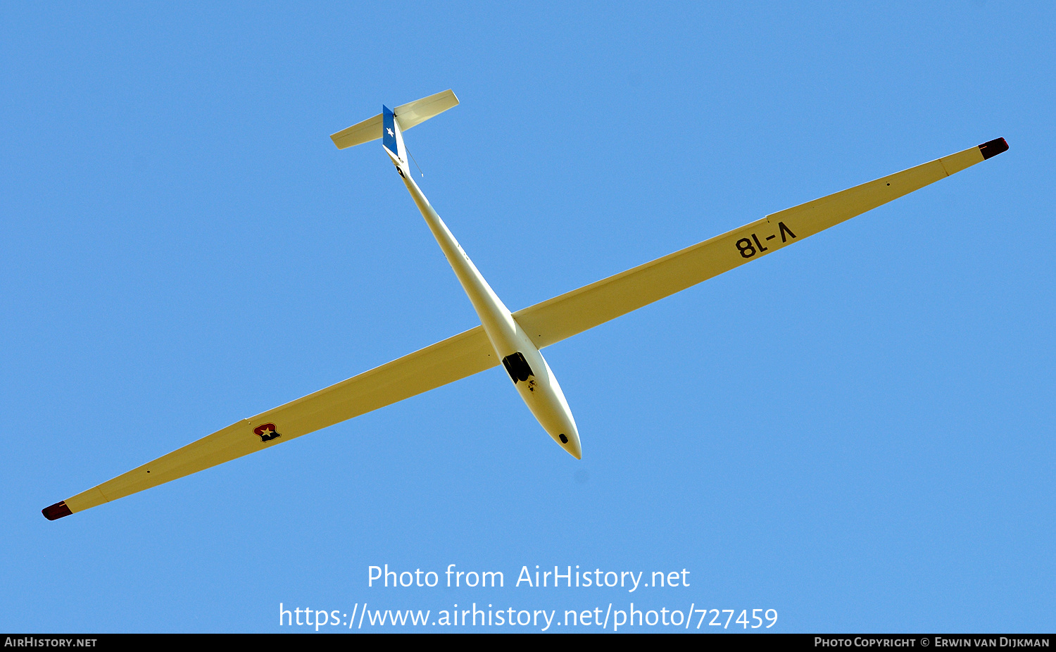 Aircraft Photo of V-18 | Schempp-Hirth HS-6 Janus C | Chile - Air Force | AirHistory.net #727459