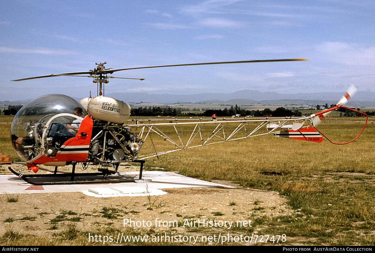 Aircraft Photo of ZK-HDP | Bell 47G-3B-1 | Whirlwide Helicopters | AirHistory.net #727478